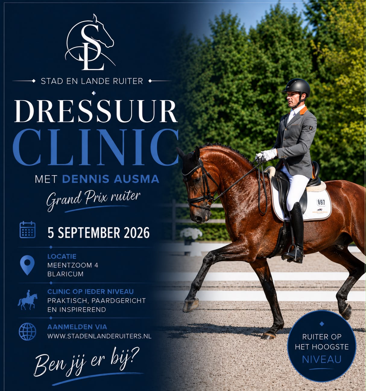Dressuurclinic met Dennis Ausma